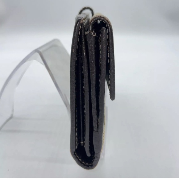 Authentic Gucci GG Canvas Double Hook Beige Long Wallet W/Box - Picture 3 of 16